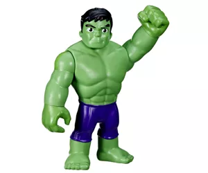 Marvel Spidey and His Amazing Friends Supersized Hulk Action Figure, Preschool Toy, Age 3 and Up