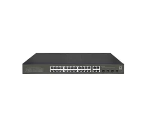 LevelOne GES-2128P võrgulüliti Juhitav L2 Gigabit Ethernet (10/100/1000) Power over Ethernet tugi Must