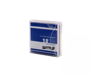 Overland-Tandberg LTO-9 Data Cartridge, 18TB/45TB, custom barcode labeled, 20-pack