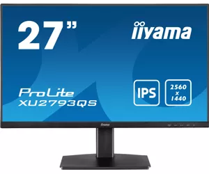 iiyama ProLite XU2793QS-B1 монитор для ПК 68,6 cm (27") 2560 x 1440 пикселей Wide Quad HD LED Черный