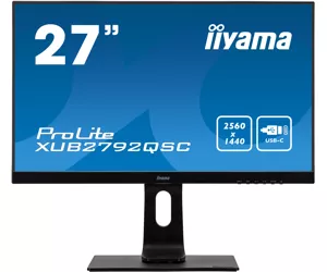 iiyama ProLite XUB2792QSC-B1 монитор для ПК 68,6 cm (27") 2560 x 1440 пикселей Wide Quad HD LED Черный