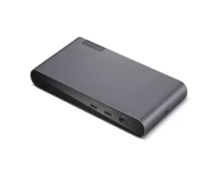 Lenovo 40B30090EU knyginių kompiuterių dokas / jungčių replikatorius 2 x USB 3.2 Gen 2 (3.1 Gen 2) Type-C Pilka