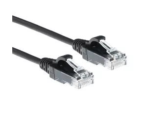 ACT CAT6 U/UTP SLIMLINE BK 7.00M 1 stk