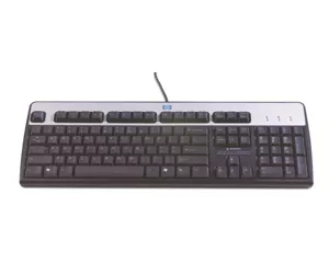 HP 701429-DE1 tastatūra USB Arābu Melns, Sudrabs