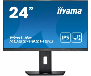 iiyama ProLite XUB2492HSU-B5 LED display 60.5 cm (23.8") 1920 x 1080 pixels Full HD Black