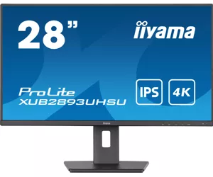 iiyama ProLite monitori 71,1 cm (28") 3840 x 2160 pikseļi 4K Ultra HD LED Melns