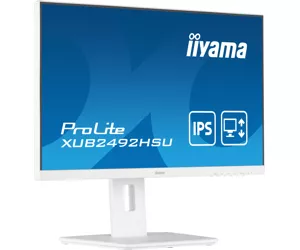 iiyama ProLite XUB2492HSU-W5 LED display 61 cm (24") 1920 x 1080 пикселей Full HD Белый