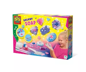 SES Creative Making galaxy soaps