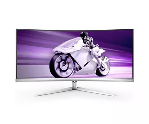 Philips 34M2C8600/00 computer monitor 86.4 cm (34") 3440 x 1440 pixels Wide Quad HD OLED White