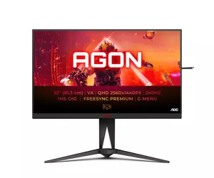 AOC AGON 5 AG325QZN/EU LED display 80 cm (31.5") 2560 x 1440 pixels Quad HD Black