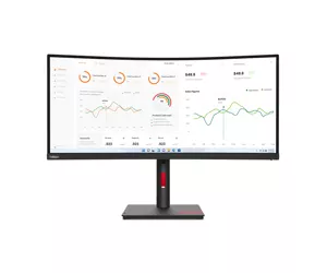 Lenovo ThinkVision T34w-30 LED display 86,4 cm (34") 3440 x 1440 pikslit Wide Quad HD Must