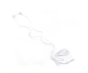 Platinet Fiesta Earphones with in-line Microphone, Noise Isolating, Sweatproof, Plastic Carry Box, Standard 3.5mm Jack connection, Cable 110cm, White, Blister