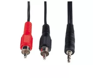 Hama 2 RCA Male Plugs - Stereo 3,5 mm Male Plug, 5 m