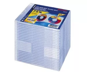 Hama CD-ROM Box Slim Double, transparent, pack 25