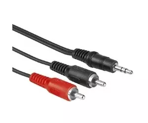 Hama Audio Connecting Cable 2 RCA Male Plugs - 3.5 mm Male Plug Stereo, 2 m