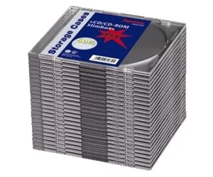 Hama CD-ROM Slim Empty Boxes, pack 25, silver 1 ketast Hõbe