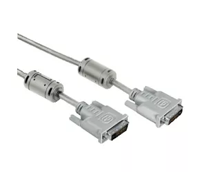 Hama DVI Connecting Cable Dual Link DVI Plug - DVI Plug, 1.8 m