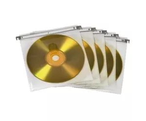 Hama CD/DVD Double Protective Sleeves,Pack of 50 Pcs., White