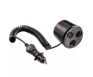 Hama 3-way Distributor for Cigarette Lighter Socket, 12V, 8A, LED