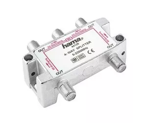 Hama SAT Distributor, 4 Way, Fully Shielded