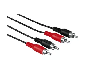 Hama 00011947 garso kabelis 1,2 m 2 x RCA Juoda