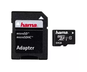 Hama 64GB microSDXC UHS Класс 10
