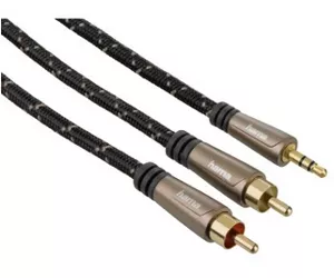 Hama 1.5m 2 x RCA - 3.5mm m/m