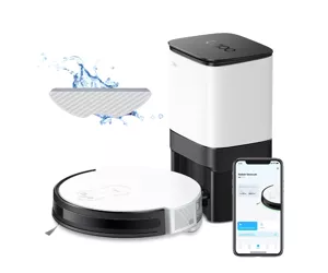 TP-Link Tapo RV10 Plus robot vacuum 350 L Dust bag Black, Grey, White