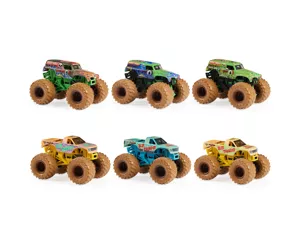 Monster Jam , Mystery Mudders, Official Die-Cast Monster Truck, Wash to Reveal, 1:64 Scale (Styles Will Vary)
