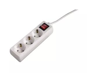 Hama 69030382 power extension 3 AC outlet(s) Indoor White