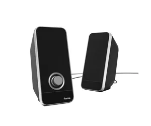Hama Sonic LS-206 Must, Hõbe 6 W