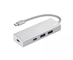 Hama Aluminium USB 3.2 Gen 2 (3.1 Gen 2) Type-C 5000 Мбит/с Серебристый
