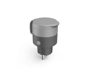 Hama Outdoor socket-outlet Type E Grey
