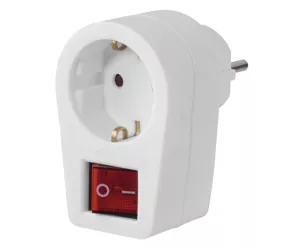 Hama 00223213 power plug adapter Type F White