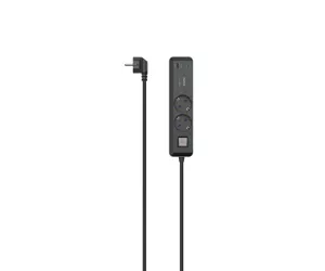 Hama 00223188 power extension 1.4 m 2 AC outlet(s) Indoor Black