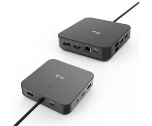 i-tec USB-C HDMI Dual DP Docking Station with Power Delivery 100 W + Universal Charger 100 W