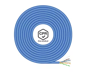 AISENS Network Cable RJ45 LSZH CPR Dca CAT.6 UTP AWG24, Blue, 305 m