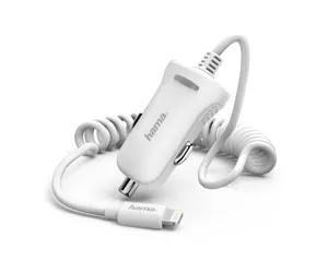Hama 00183270 mobile device charger Smartphone White Cigar lighter Fast charging Auto