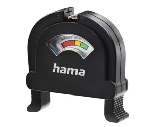 Hama 00223542 battery tester Black