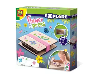 SES Creative Flower press 20 sec. - Dried flowers, without the wait, Can be used in microwave, Age 5+