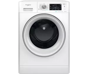 Whirlpool FFWDD 1076258 SV EE skalbyklė-džiovyklė Pastatomi Pakraunama per priekį Balta E