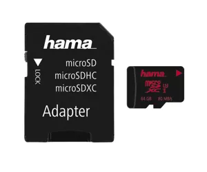 Hama 00213115 mälukaart 64 GB MicroSDXC UHS-I Klass 3