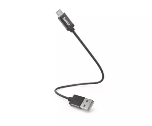 Hama 00201583 USB cable 0.2 m USB 2.0 USB A Micro-USB A Black