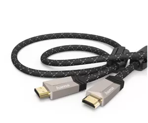 Hama 00179200 HDMI-kaabel 0,75 m HDMI tüüp A (Standard) Must, Pruun