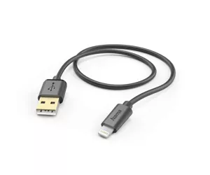 Hama 00201580 кабель с разъемами Lightning 1,5 m Черный