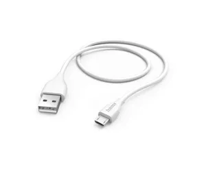 Hama 00125102 USB cable 1.5 m USB 2.0 USB A Micro-USB B White
