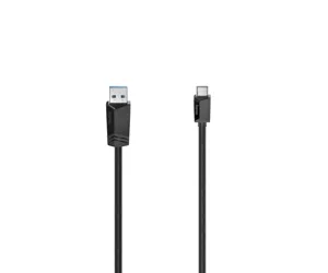 Hama 00200653 USB kabelis 3 m USB 3.2 Gen 1 (3.1 Gen 1) USB C USB A Melns
