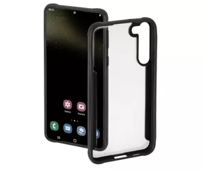 Hama Metallic Frame mobile phone case 15.5 cm (6.1") Cover Black, Transparent