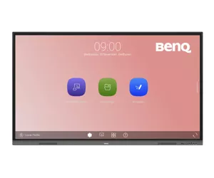 BenQ RE8603 Interaktyvus plokščias pultas 2,18 m (86") LED 400 cd/m² 4K Ultra HD Juoda Lietimui jautrus ekranas Integruotas procesorius Android 11 18/7