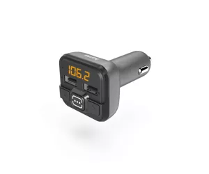 Hama 00014164 FM transmitter 87.6 - 107.9 MHz Cigar lighter Grey